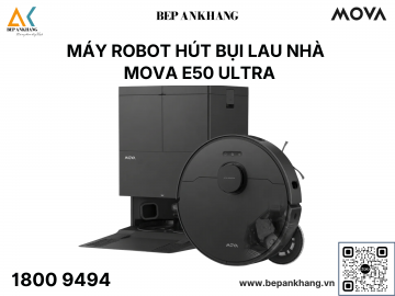 Robot hút bụi lau nhà MOVA E50 Ultra - Làm sạch sát cạnh với công nghệ MaxiReach™ Mop